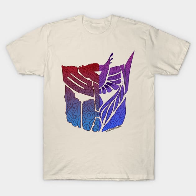 Autobot-Decepticon T-Shirt by angelicneonanime